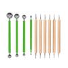Set di Strumenti per Goffratura: Penna Sferografica in Acciaio Inossidabile per Scultura su Argilla, Kit Fai-da-Te da 10 Pezzi