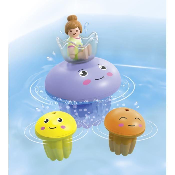 PLAYMOBIL Junior 71439 Famille de méduses, Junior AQUA Tinti, Jouet pour le bain, Dès 12 mois