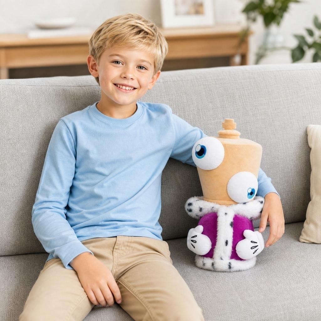 Soft Plush Toy, Cute Stuffed Animal for Kids and Adults, Perfect Birthday Gift and Home Decor