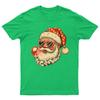 Cool Santa Claus Heart TShirt Unisex Gift Retro Seasonal Funny Xmas Unisexs a