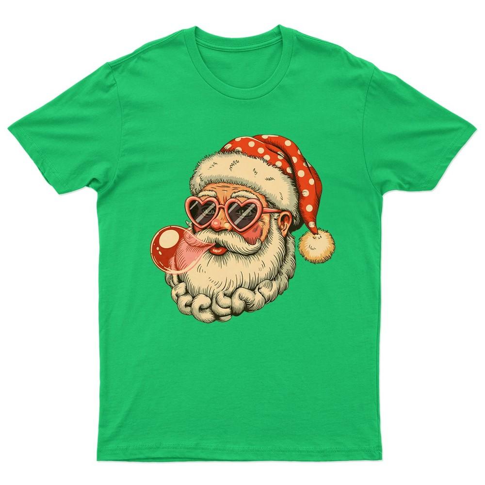 Cool Santa Claus Heart TShirt Unisex Gift Retro Seasonal Funny Xmas Unisexs a S
