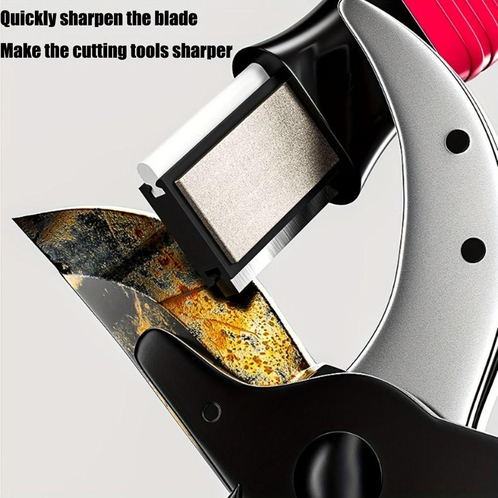Metal Pocket Sharpener Non-slip Garden Tool Sharpener Portable Sharpening Stone  Hand Tools