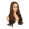 Charming Women's Long Curly Full Hair Wig for Daily Party Costume Middle Part Brown Wigs Heat Resistant Looking Natural