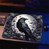 Mousepad E-Sports Mouse Pad Gothic Floral Crow Control Version Rough Surface Gaming Decor Rug Carpet for Mouse Playmat Mouse Mat