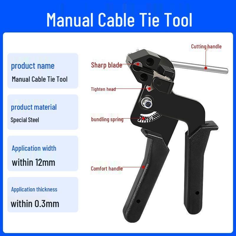 Stainless Steel Zip Tie Tensioner & Cutter Tool