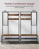 Clothes Hanger Stand, Industrial, Rustic Brown And Black Hsr415b01 Lumarko!