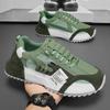 Leisure Shoes 2025 New Men's Breathable Mesh Shoes Anti-slip Wear-resistant Thick Sole Sports