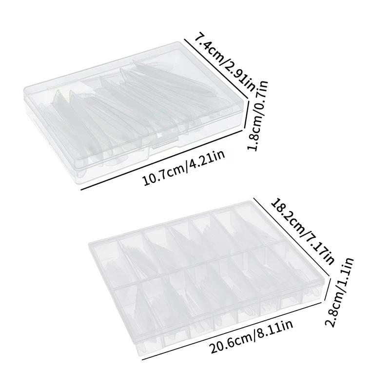 30/150 Stück/Box Mechanische Drachenkralle Nagelformen Für Verlängerung Gel-Nagelformen Nagelverlängerungsformen Zum Aufbauen Gel-Maniküre