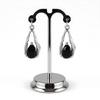 BLACKA AWN Earrings Trendy Black Stud Earrings for Women Female Bijoux