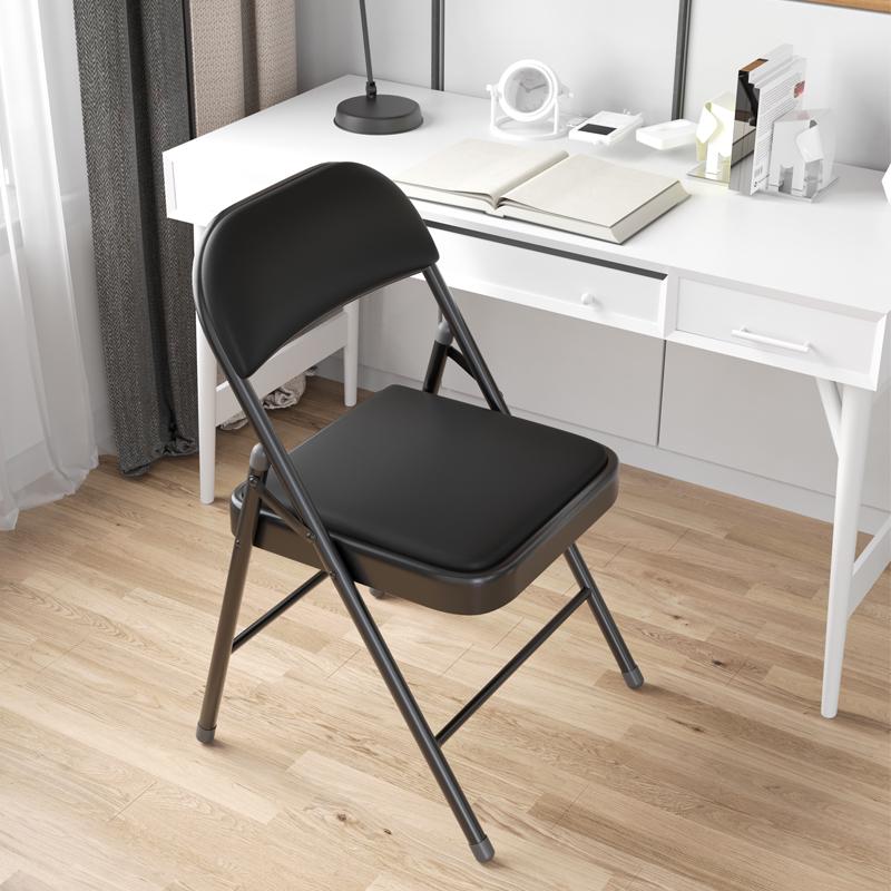 Modern Minimalist Folding Armchair with Backrest - Comfortable, Portable Chair for Dorms & Bedrooms