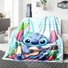 1pc S-Stitch17 Blanket, Gift, for Men and Women, Soft Blanket, Good for Sofa Bed Couch Travel, Lightweight Flannel Blanket