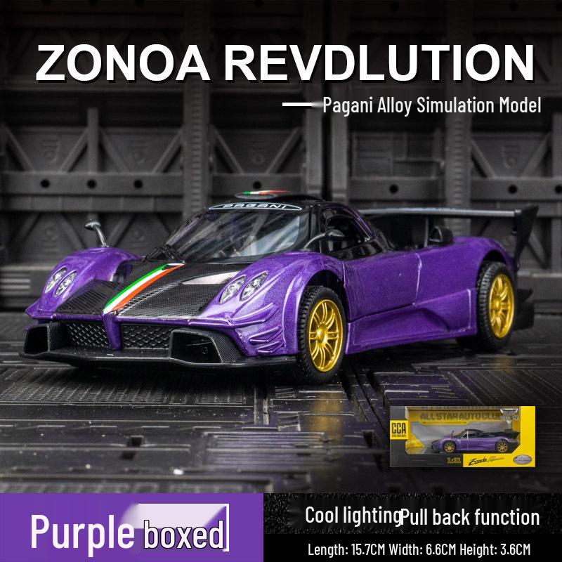 Caipo 88314 Wind Rider Alloy Car Model with Sound and Light – Pull-back Toy for Kids