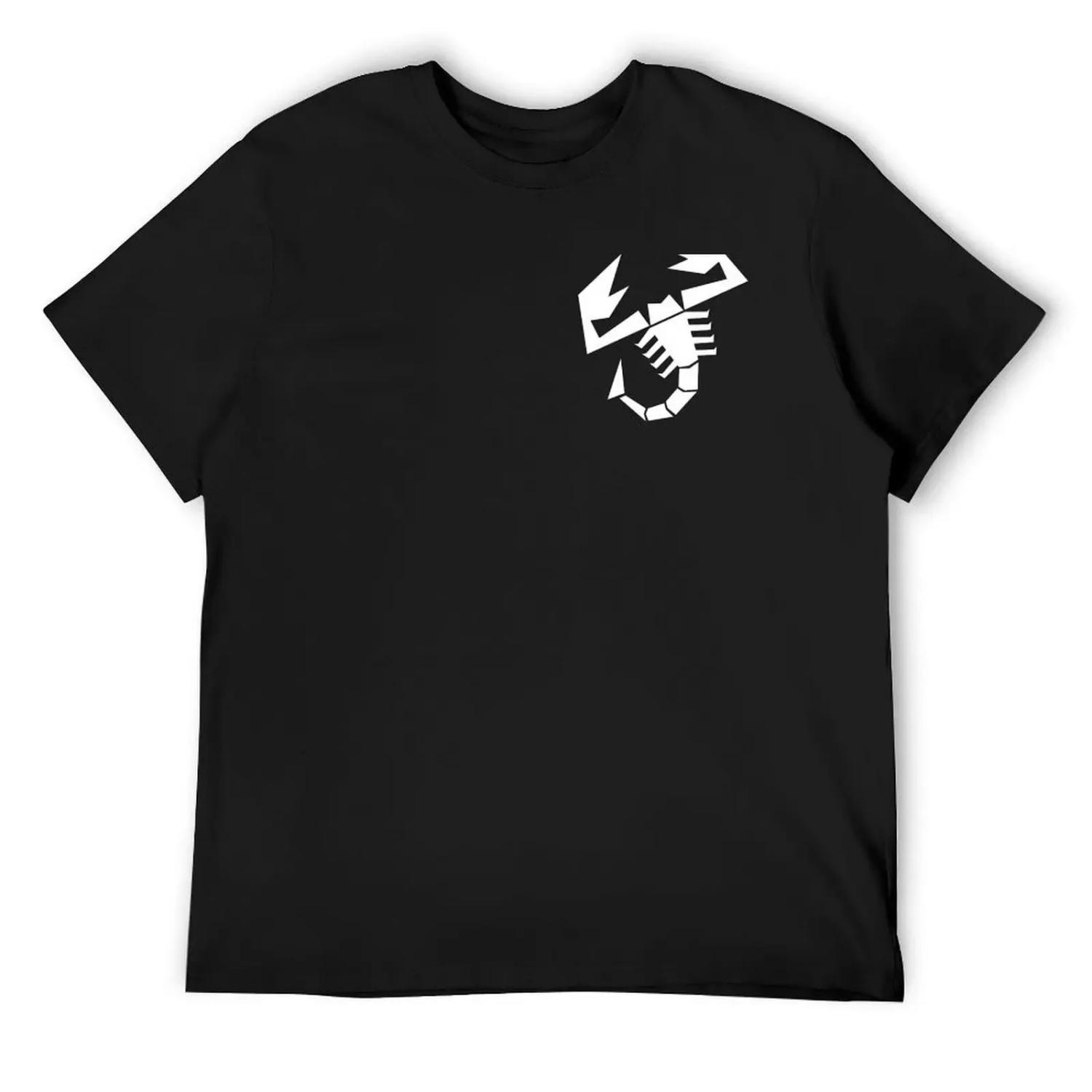 Abarth scorpion (white) T-Shirt oversizeds anime stuff customs design your own mens designer t shirt XXXXXL разноцветный