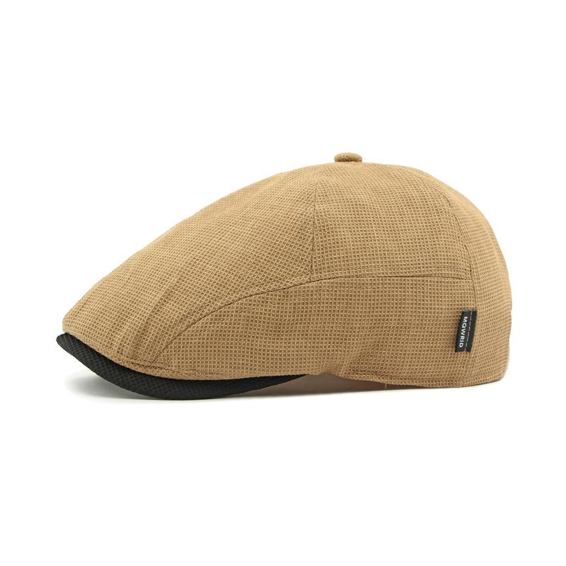Spring Summer Beret Women's British Retro Forward Cap Lightweight Breathable Newsboy Cap Men's Paintsman Cap