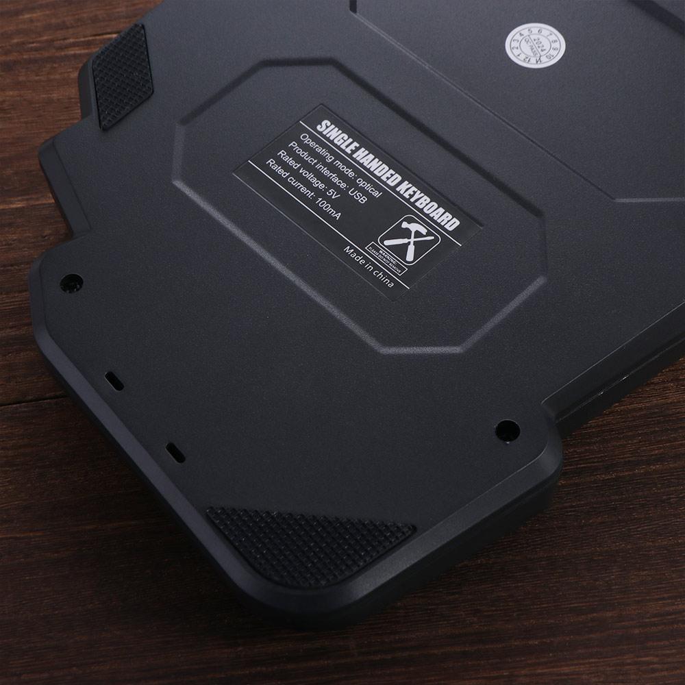 USB Single Hand Keyboard Luminous Gaming Mechanical Keyboard One Handedly Keyboard  Smartphone