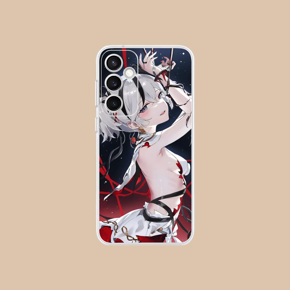 Wuthering Waves Camellya Phone Case for Samsung Galaxy S25 S24 S23 S22 S21Plus FE Ultra Clear Colorful Cover Cellphones Pretty