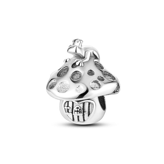 Charms Pendenti in Argento 925 Adatti per Braccialetti Fai da Te Terra Cuore Albero Stella Famiglia Fatima per Collane Pendenti