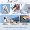 40x100cm One Way Daytime Privacy Film Heat Control Sun Blocking Anti UV Reflective Static Cling Window Tint for Home And Office