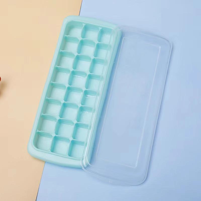 

Silicone Ice Cube Tray with Lid, Food-Grade Storage Box for Homemade Ice Pellets