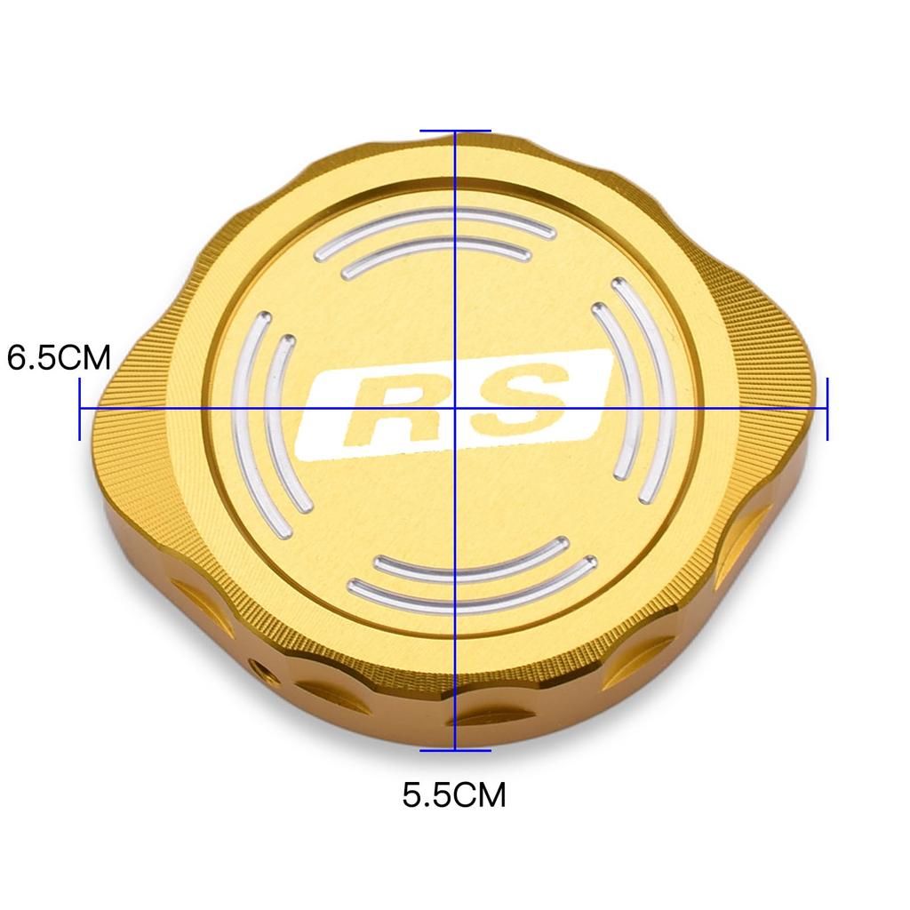 Motorcycle Radiator Cap Cover Radiator Cap for Kawasaki Z900RS Z900RS CAFE (21-24) CNC Aluminum Alloy Accessories (Black Silver)