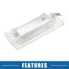 Motoforti 2 Pcs Interior Trunk Light Courtesy Footwell Boot Lamp for VW Beetle 12-19