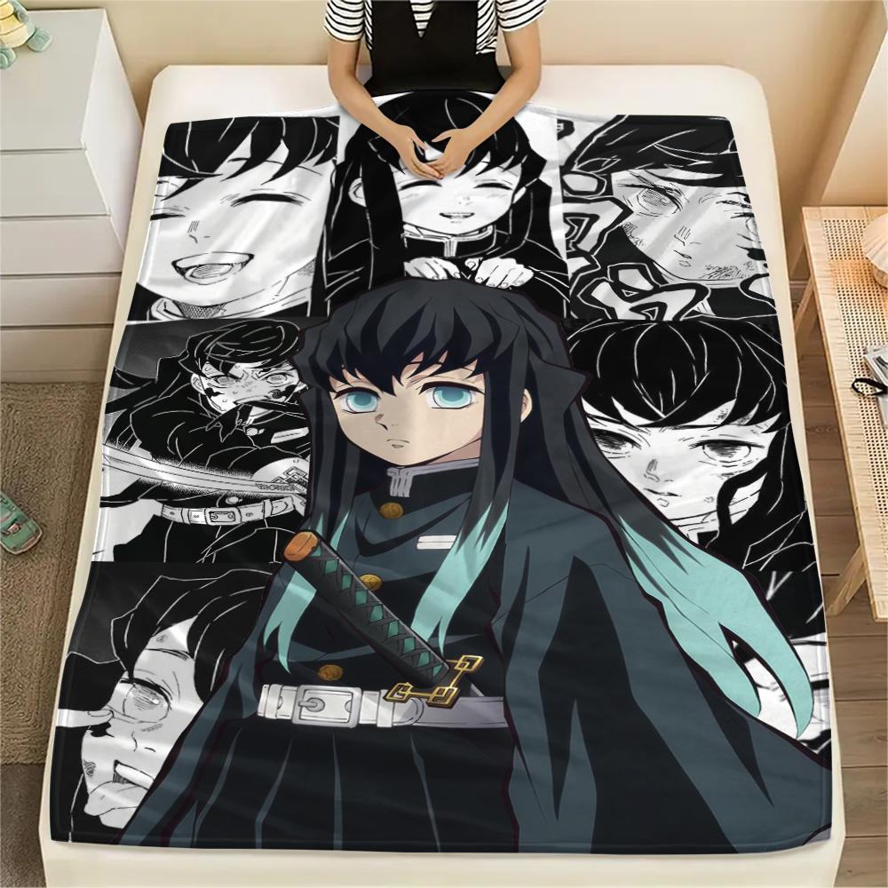 Demon Slayer Main Quest Blanket, Soft Throw for Bedroom Decor, Perfect Gift for Anime Fans.chl