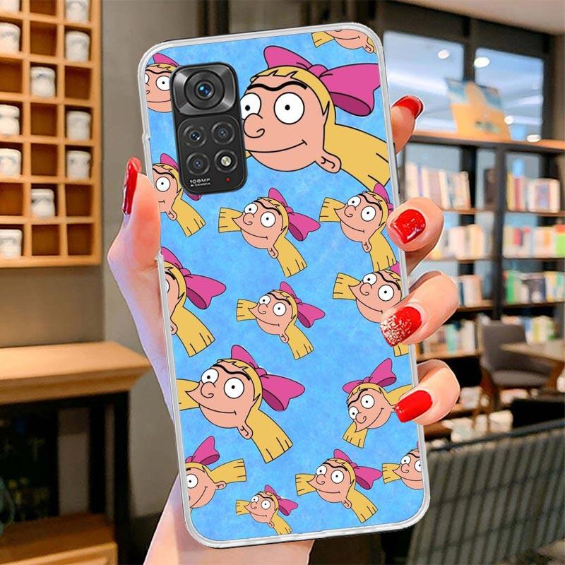 

Cartoon Hey Arnold Fondos Cover Phone Case For Xiaomi Redmi Note 15 14 13 12 11 10 Pro Plus 14S 12S 11S 11T 11E 10S Soft Fundas Note 13 Pro Plus