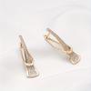 1Pair of Elegant Bohemian Faux Cubic Zirconia Ladies Pendant Earrings - The Perfect Gift for Parties and Everyday Wear