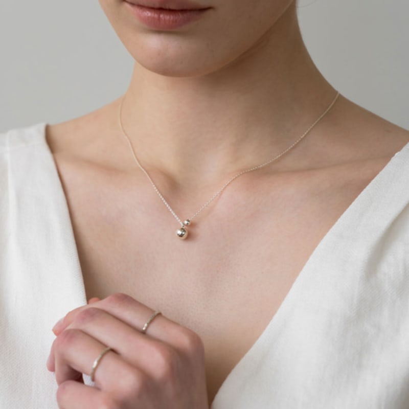 Dawn of Me Duo Ball Necklace