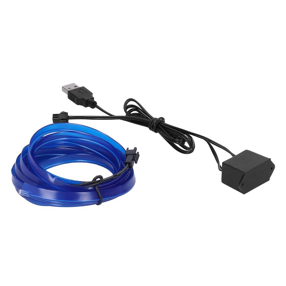 Blue Car Ambient Light 3 Meters Car LED Light Strip Easy Install Light Strip Interior Decoration