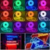 12V RGB LED Neon Light 6x12mm Elastyczny pasek Wodoodporne silikonowe światła 3535 96LED Tuya Wifi Inteligentny pilot Możliwość przyciemniania Decor