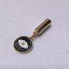 Gold Bell Devil's Eye Enamel Pendant Rope End Buckle