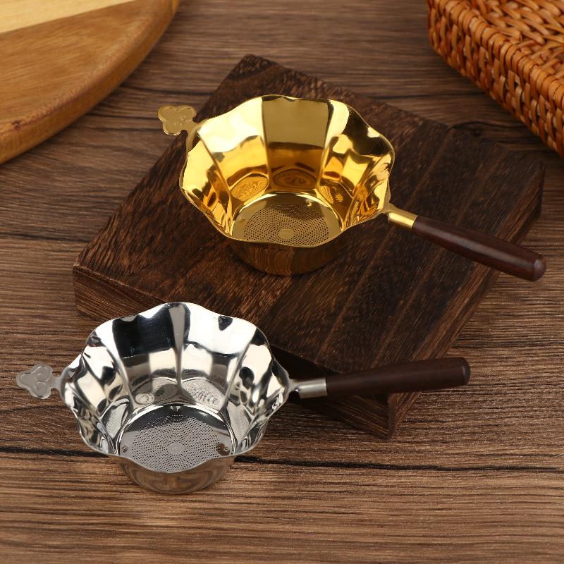 Hammer Patterned Fish Tea Strainer Tea Accessories Metal Tea Filter Mesh Alloy Separator Kitchen Accessories