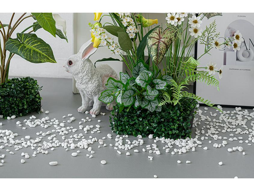 Greenery and Floral Art Installation for Open Spaces and Window Displays