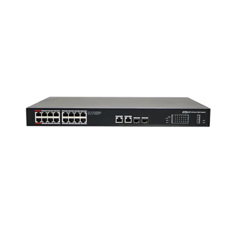 

Dahua 16-Port Gigabit PoE Switch CN plug (adapter included)