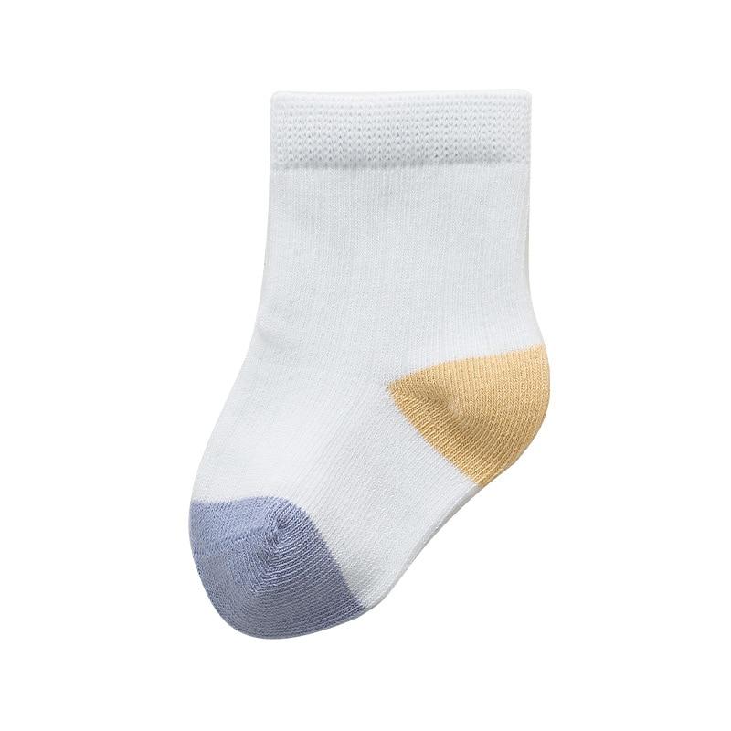 1 Pair Baby Spring Summer Socks Infant Toddler Boys Girls Short Socks 1~4 Years Children Kids Patchwork Cotton Breathable Socks