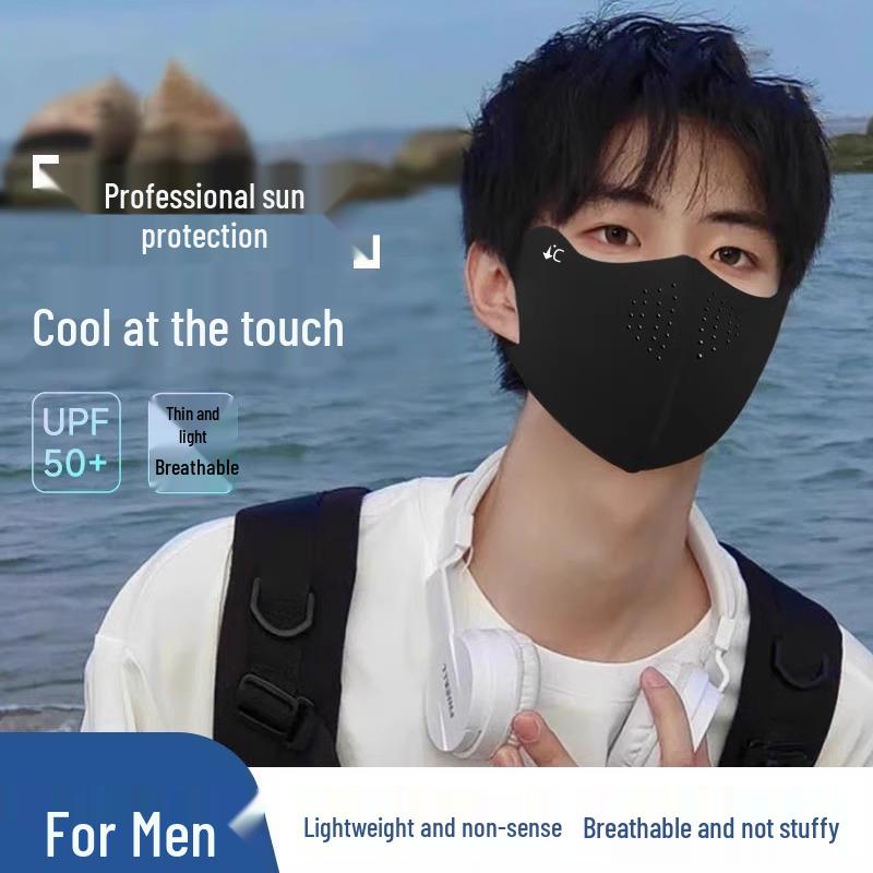 2025 Unisex 3D Ice Silk Sunscreen Mask: High-Value, UV-Protective, Breathable Summer Face Cover