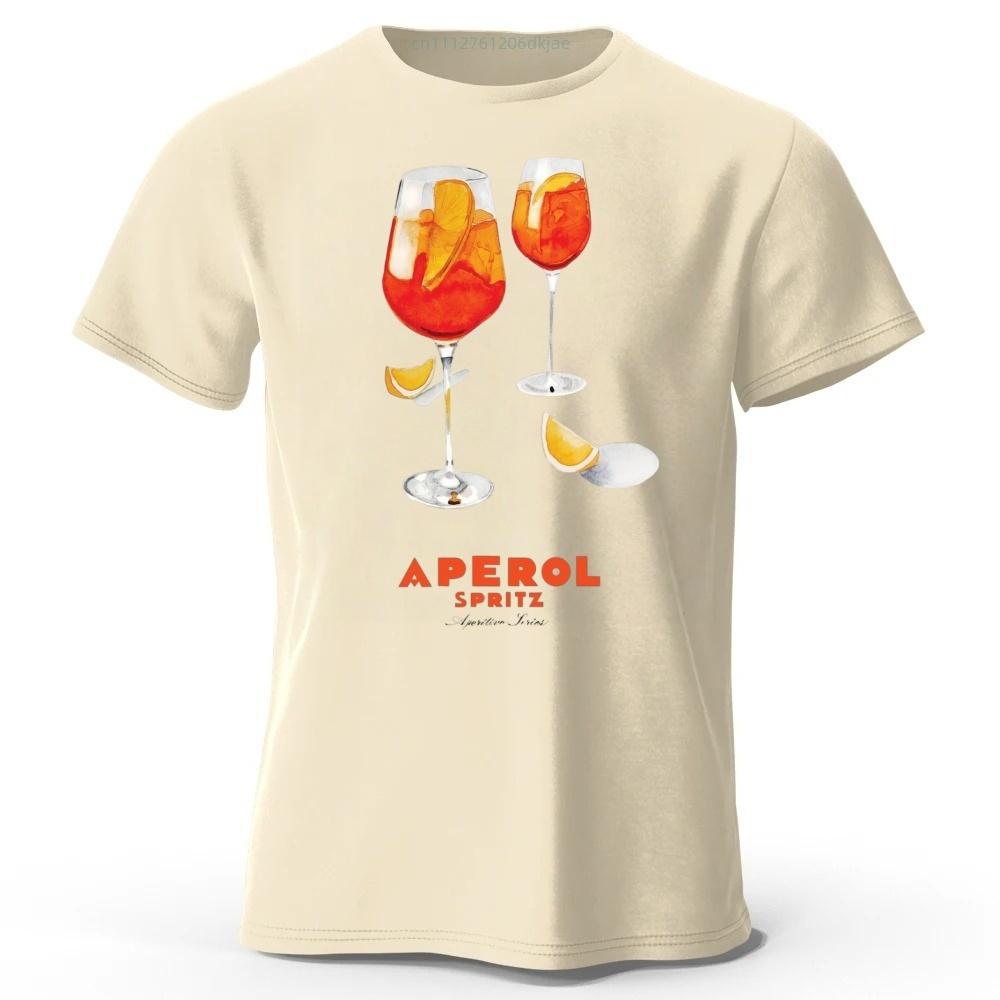 Fresh Cocktail Pure Cotton Tshirt Summer New Style Mens Leisure and Entertainment Printed Tshirt Large Loose Sports Top