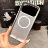 Compatible iPhone 17 Honeycomb Heat Dissipation Case, 16 Pro Max Metal Stand, 15 Magnetic Protective Apple Case