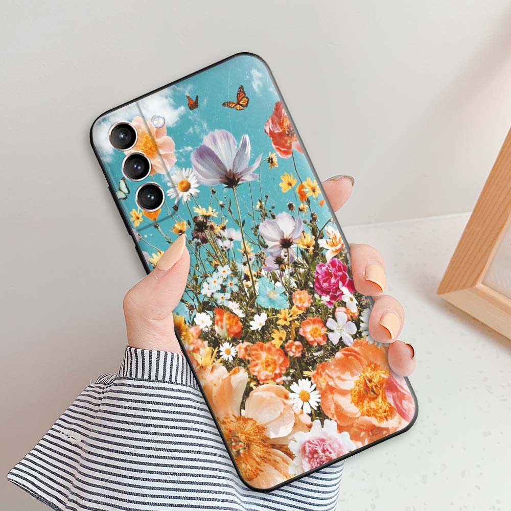 For Samsung S21 5G Case 6.2 Inch Cool Phone Case For Samsung Galaxy S21 4G Soft Back Cover Silicone Fashion Cute Bumper on S21