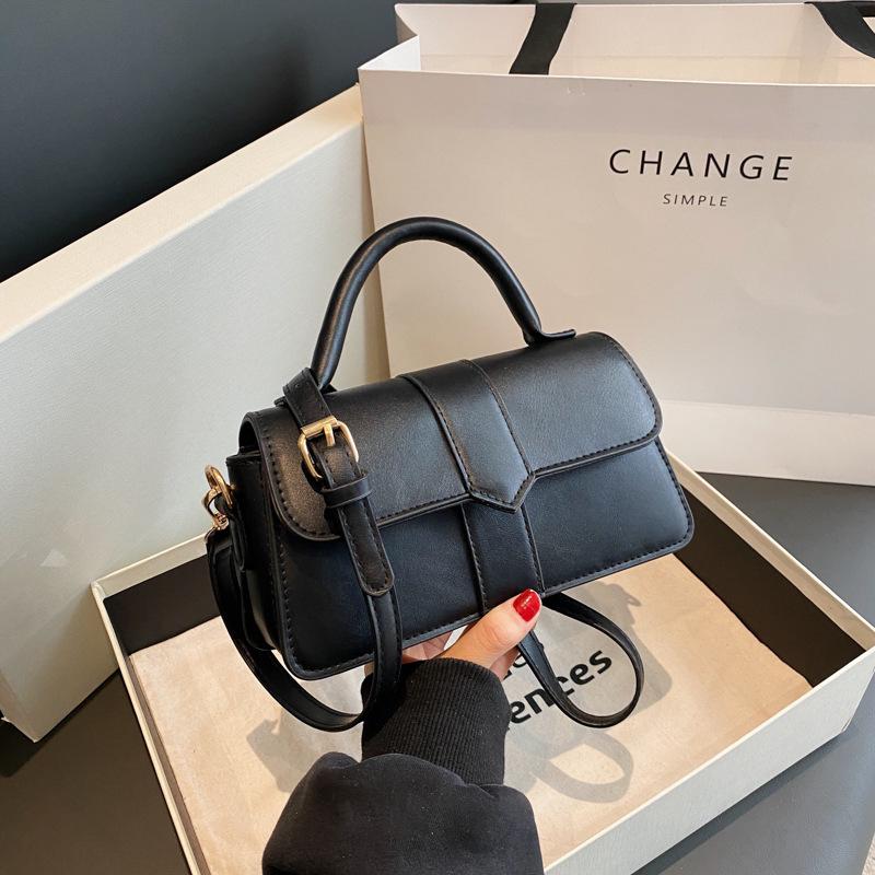 

Универсальная женская фактурная сумка через плечо 2025 года — ретро-сумка и маленькая квадратная сумка-мессенджер