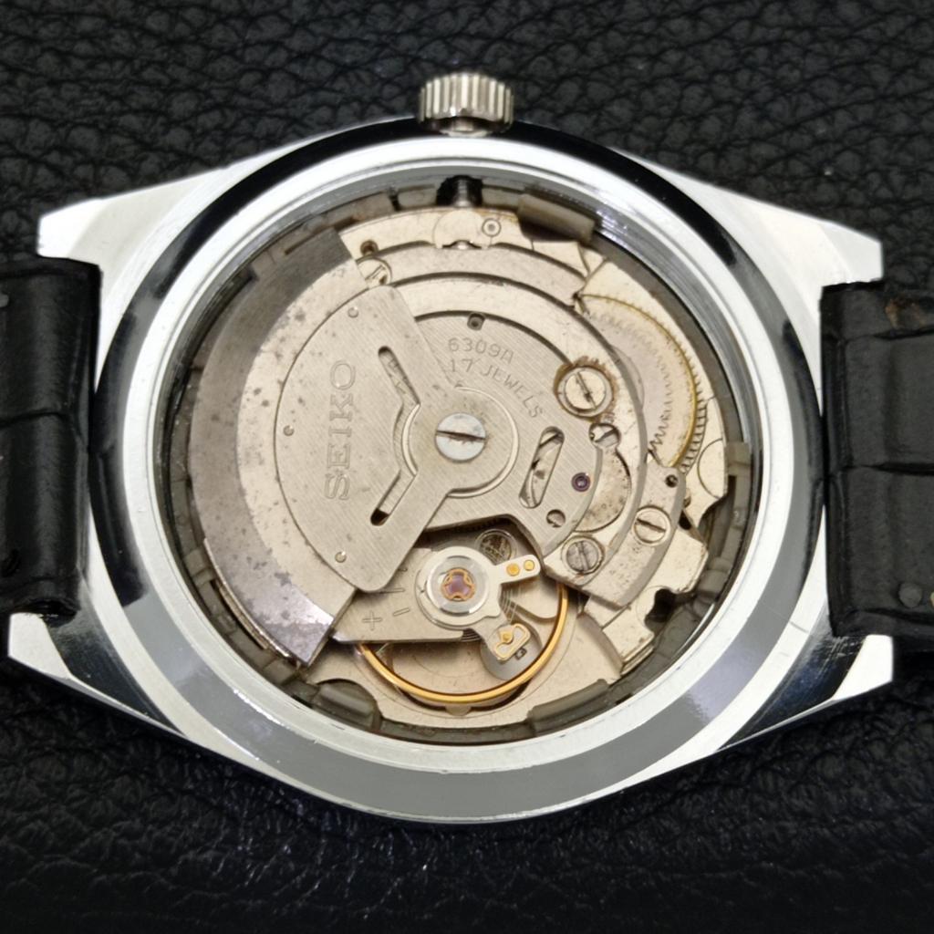 JAPAN VINTAGE SEIKO 5 AUTOMATIC REFURBISHED MENS BLACK DIAL WATCH a440658-4 Sk-a440658