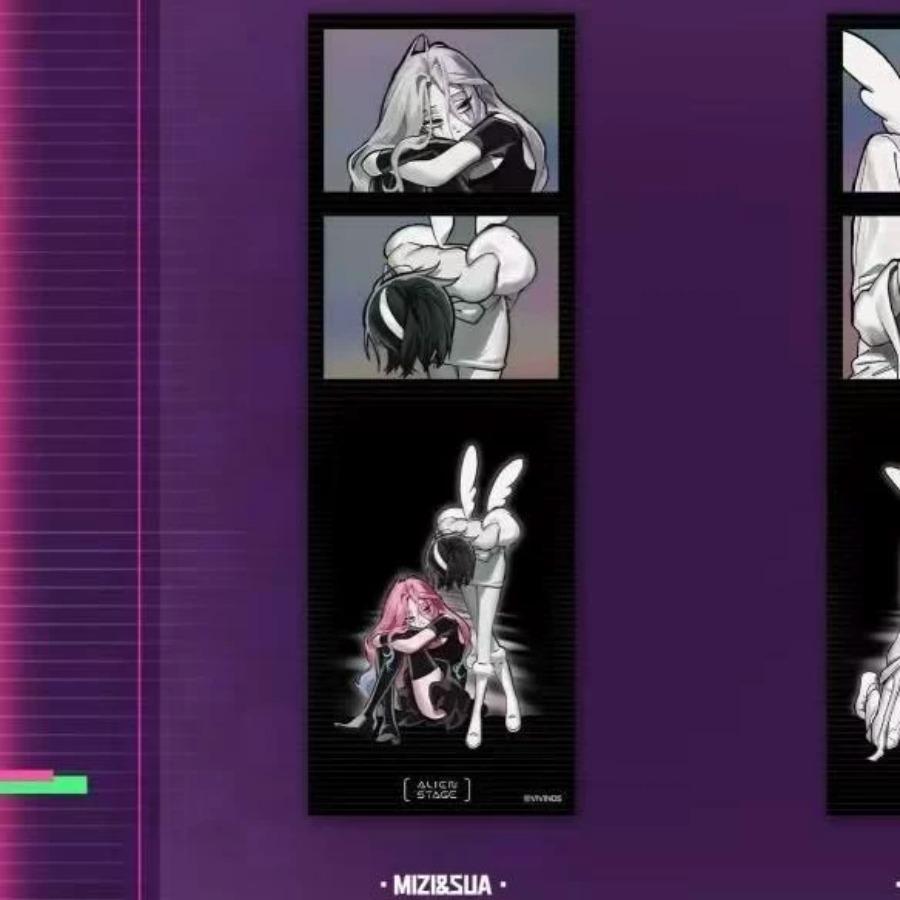 ALIEN STAGE | Badge & Film Card & Art Card Set