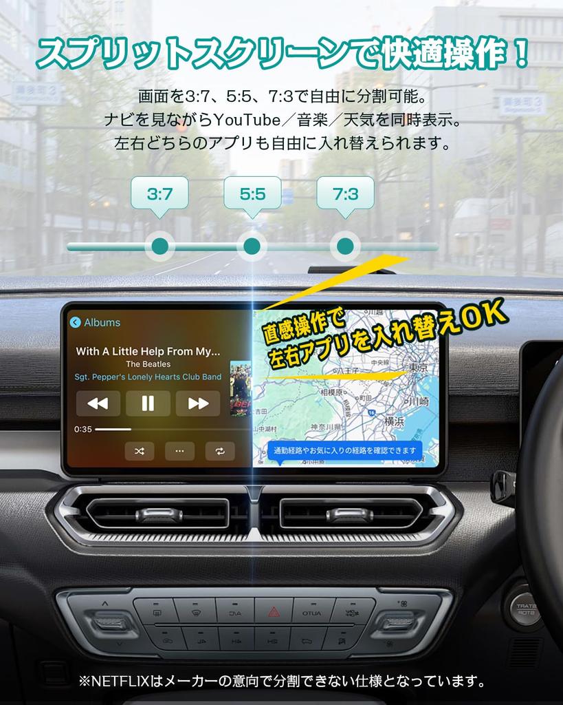 Official Ottocast E2 OttoAiBox E2 Latest Android 13 CarPlay AI Box Adapter with and Compatible with Wired CarPlay and Android Auto Wirelessly Approval