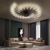 Modern Firework Led Ceiling Lights Home Decor Living Room Bedroom Ceiling Lamps Lustre Lighting Black Gold Mounted Lamp Fixtures