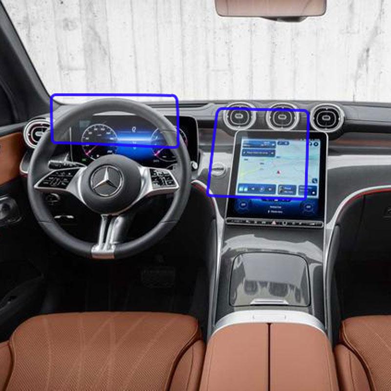 11.9 Inch Tempered Glass Screen Protector Film For Mercedes Benz GLC  Centre GPS Navigation Screen Scratch Resistant Film