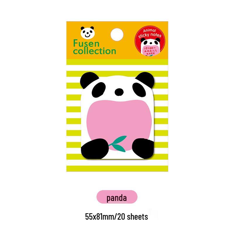 Korean Cute Cartoon Animal Sticky Notes | Tearable Memo Pad | Portable Student Stationery Gift