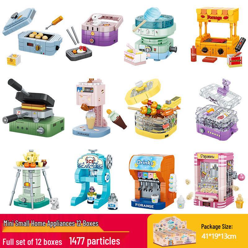 Fang Cheng Educational Building Blocks: Spring Festival Orange Tree & Treasure Pot Ornament Toy for Kids