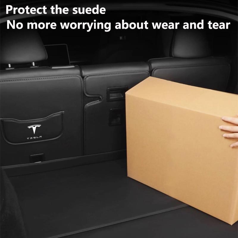 AAAIT1 For Tesla Model Y Juniper Model 3 Highland 2017-2026 Trunk Mat Full Coverage Seat Backrest Protective Cargo Liner Anti Dirty Pad