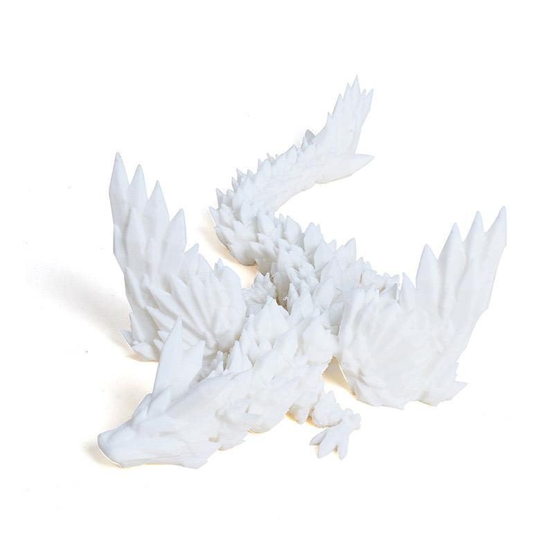 Creative 3D Printed Dragon Ornaments Flexible Articulated Gradient Color Dragon Crafts Children'S Toy Sets Gifts Desktop Decoration